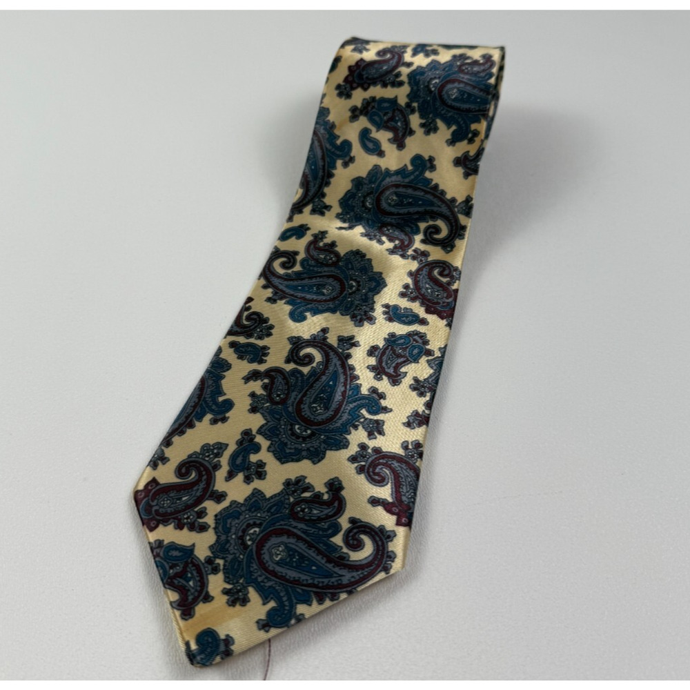 The American Edition Men 100% Polyester Paisley Traditional Neck Tie NWOT